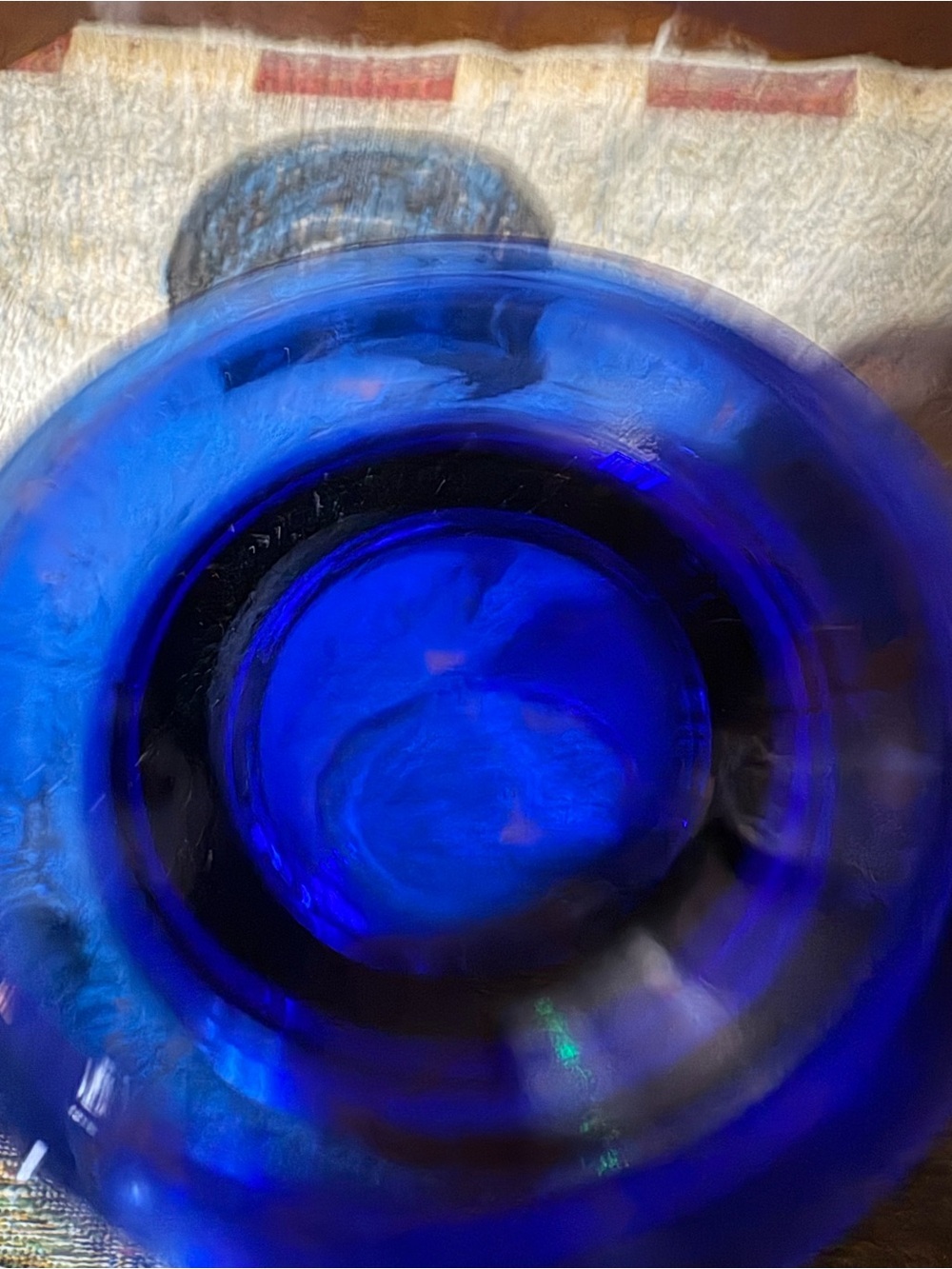 Anchor Hocking Cobalt Blue Glass Bowl